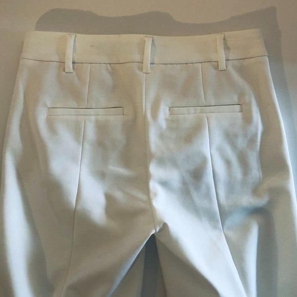 RW&CO white mid-rise slim fit ankle pants-size 0 - Picture 3 of 10